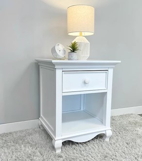 Cassie Nightstand White